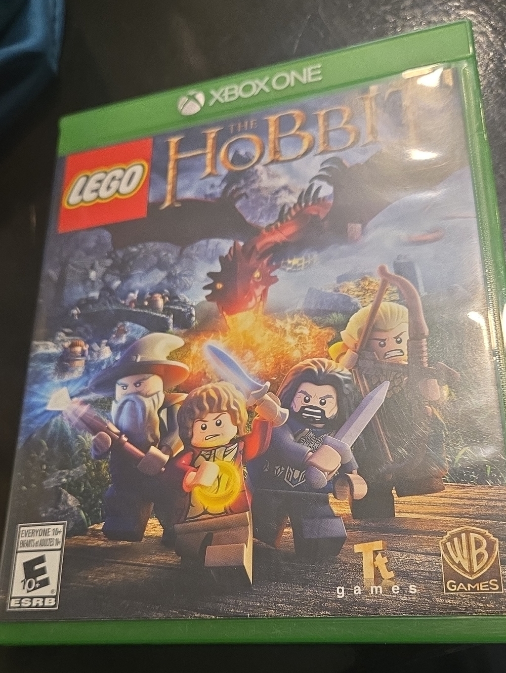 LEGO The Hobbit Xbox One Video Game - Green Case